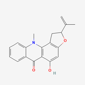 molecular formula C19H17NO3 B1680283 芸香素 CAS No. 17948-33-3