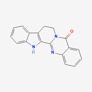 molecular formula C18H13N3O B1680285 吴茱萸碱 CAS No. 84-26-4