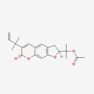 molecular formula C21H24O5 B1680287 鲁他马林 CAS No. 14882-94-1