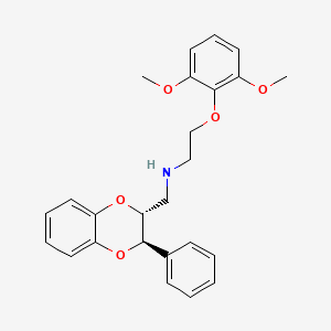 B1680296 Phendioxan CAS No. 130905-04-3