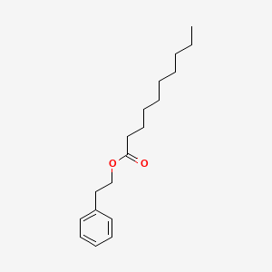B1680301 Phenethyl decanoate CAS No. 61810-55-7