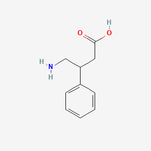 molecular formula C10H13NO2 B1680308 4-氨基-3-苯基丁酸 CAS No. 1078-21-3