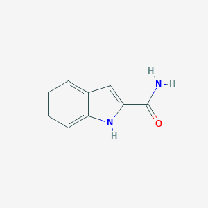 molecular formula C9H8N2O B168031 1H-吲哚-2-甲酰胺 CAS No. 1670-84-4