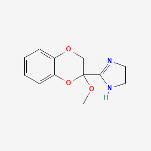 B1680348 2-Methoxyidazoxan CAS No. 102575-24-6