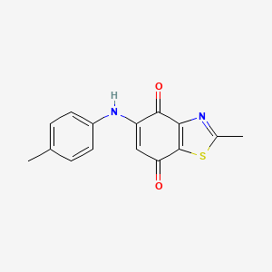 molecular formula C15H12N2O2S B1680355 Ryuvidine CAS No. 265312-55-8