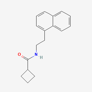 B1680383 N-(2-(1-Naphthalenyl)ethyl)cyclobutanecarboxamide CAS No. 152302-33-5