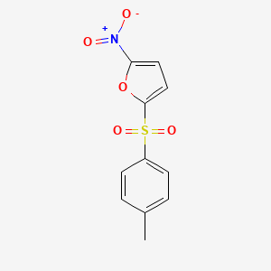 molecular formula C11H9NO5S B1680394 2-[(4-甲苯基)磺酰基]-5-硝基呋喃 CAS No. 343351-67-7
