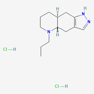 molecular formula C13H23Cl2N3 B1680404 喹吡罗二盐酸盐 CAS No. 73625-62-4