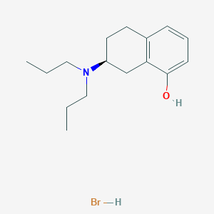 molecular formula C16H26BrNO B1680461 (-)-8-Hydroxy-2-dipropylaminotetralin hydrobromide CAS No. 78095-20-2