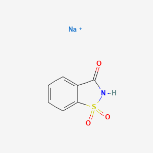 B1680477 Saccharin sodium CAS No. 128-44-9
