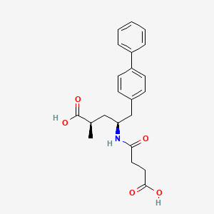 B1680482 Sacubitrilat CAS No. 149709-44-4