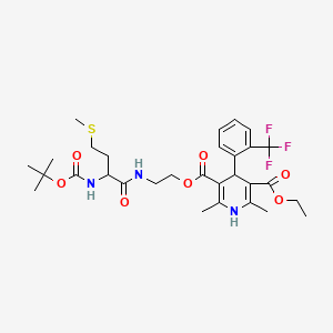 molecular formula C30H40F3N3O7S B1680486 Sadopine CAS No. 111127-62-9