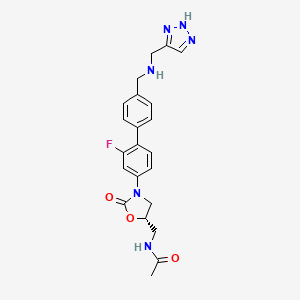 molecular formula C22H23FN6O3 B1680497 Radezolid CAS No. 869884-78-6