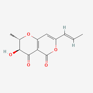 molecular formula C12H12O5 B1680499 Radicinin CAS No. 10088-95-6