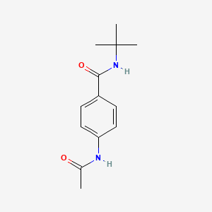 molecular formula C13H18N2O2 B1680506 4-Acetamido-N-tert-butylbenzamide CAS No. 183619-38-7