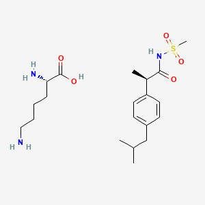 molecular formula C22H39N3O7S B1680520 Reparixin L-lysine salt CAS No. 266359-93-7