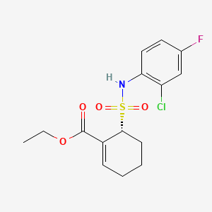 molecular formula C15H17ClFNO4S B1680526 Resatorvid CAS No. 243984-11-4