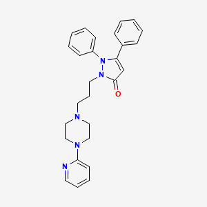 molecular formula C27H29N5O B1680568 Revenast CAS No. 85673-87-6