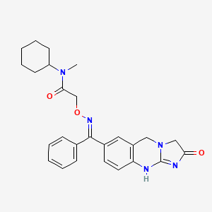 molecular formula C26H29N5O3 B1680570 雷维西酮 CAS No. 133718-29-3