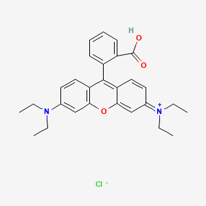 molecular formula C28H31ClN2O3 B1680604 罗丹明 B CAS No. 81-88-9