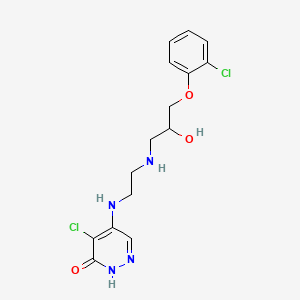 molecular formula C15H18Cl2N4O3 B1680629 Ridazolol CAS No. 83395-21-5