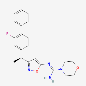 molecular formula C22H23FN4O2 B1680633 Rimacalib CAS No. 215174-50-8