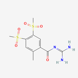 molecular formula C11H15N3O5S2 B1680636 利美波利 CAS No. 187870-78-6