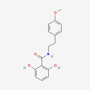 B1680646 2,6-Dihydroxy-N-(2-(4-methoxyphenyl)ethyl)benzamide CAS No. 112356-54-4