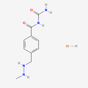 B1680689 1-Methyl-2-(p-allophanoylbenzyl)hydrazine hydrobromide CAS No. 366-71-2