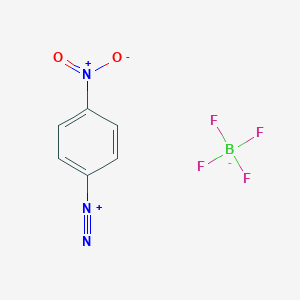 molecular formula C6H4BF4N3O2 B016807 4-硝基苯重氮四氟硼酸盐 CAS No. 456-27-9