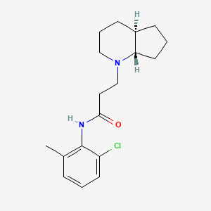 molecular formula C18H25ClN2O B1680714 Rodocaine CAS No. 38821-80-6