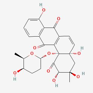 B1680743 Sakyomicin A CAS No. 86413-75-4