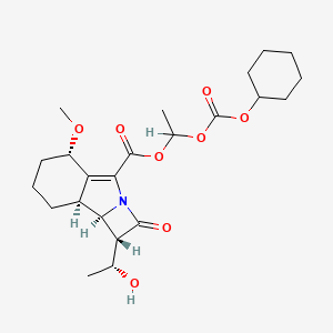 molecular formula C23H33NO8 B1680757 Sanfetrinem cilexetil CAS No. 141646-08-4