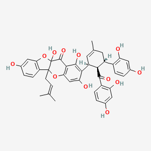 molecular formula C40H36O12 B1680758 Sanggenone C CAS No. 80651-76-9