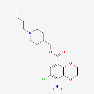 molecular formula C19H27ClN2O4 B1680790 SB 204070盐酸盐 CAS No. 148702-58-3