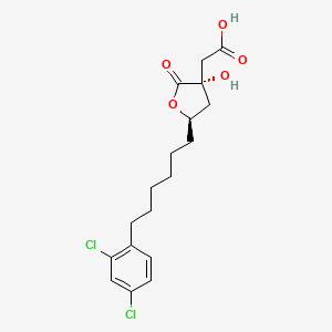 molecular formula C18H22Cl2O5 B1680794 SB 204990 CAS No. 154566-12-8