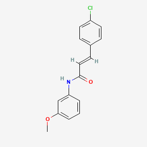 molecular formula C16H14ClNO2 B1680832 N-(3-甲氧基苯基)-4-氯肉桂酰胺 CAS No. 472981-92-3