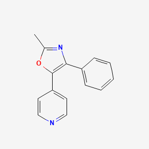 2-Methyl-4-phenyl-5-(4-pyridyl)oxazole