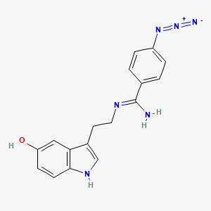Serotonin azidobenzamidine