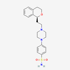 molecular formula C21H27N3O3S B1681054 索内匹拉唑 CAS No. 170858-33-0