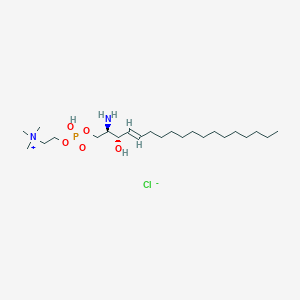 molecular formula C23H50ClN2O5P B1681072 鞘氨醇磷酸胆碱 CAS No. 10216-23-6