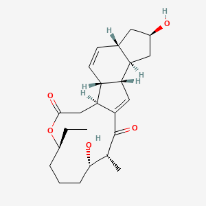 molecular formula C24H34O5 B1681075 斯皮诺新A糖苷配基 CAS No. 149560-97-4