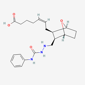 (Z)-7-[(1S,2R,3R,4R)-3-[[2-(phenylcarbamoyl)hydrazinyl]methyl]-7-oxabicyclo[2.2.1]heptan-2-yl]hept-5-enoic acid