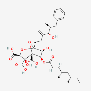 molecular formula C33H44O13 B1681096 Squalestatin 2 CAS No. 142505-91-7