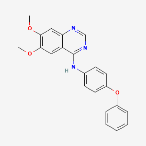 molecular formula C22H19N3O3 B1681102 Src Kinase Inhibitor I CAS No. 179248-59-0