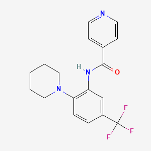 molecular formula C18H18F3N3O B1681104 Srpin340 CAS No. 218156-96-8