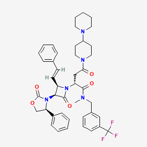 molecular formula C43H48F3N5O5 B1681108 Unii-G9Z22EU5FK CAS No. 512784-94-0