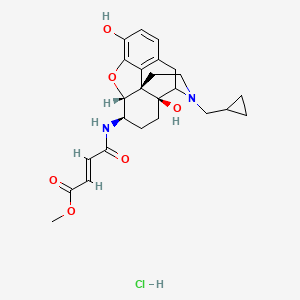 molecular formula C25H31ClN2O6 B1681111 盐酸 β-去纳曲酮 CAS No. 72786-10-8