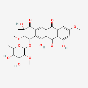 B1681132 Steffimycin CAS No. 11033-34-4