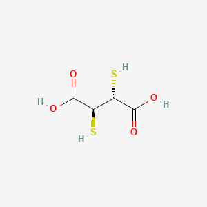 molecular formula C4H6O4S2 B1681168 Succimer CAS No. 304-55-2